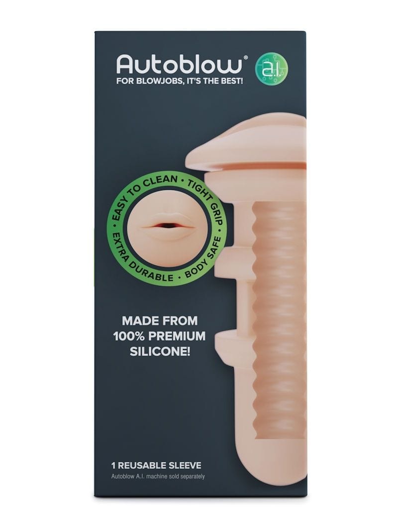 Autoblow A.I. Mouth Sleeve for Realistic Intimate Pleasure Strokers - Auto