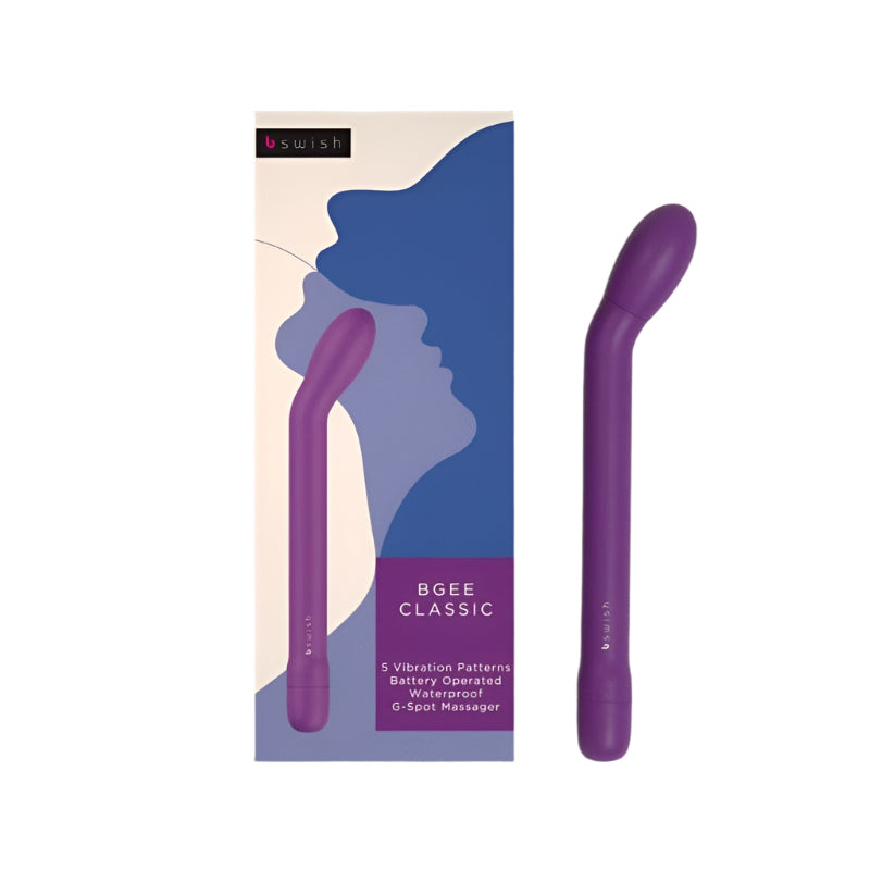 Bgee Classic Purple 7 Inch G-Spot Magic Wand Vibrator Electric Massager