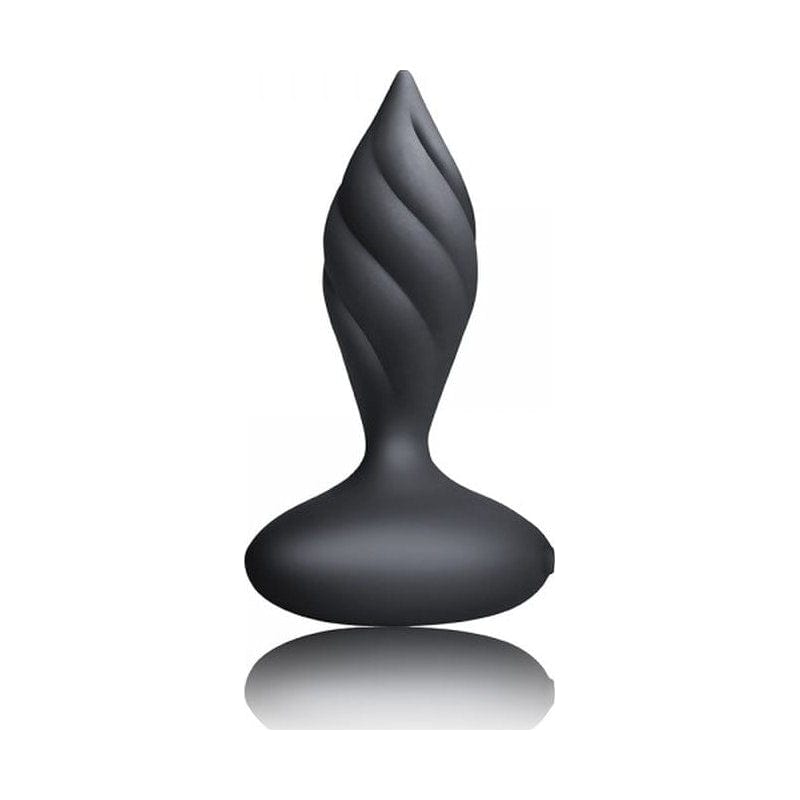 Petite Sensation Desire Butt Plug w Remote Black Black Butt Plugs - Vibrating