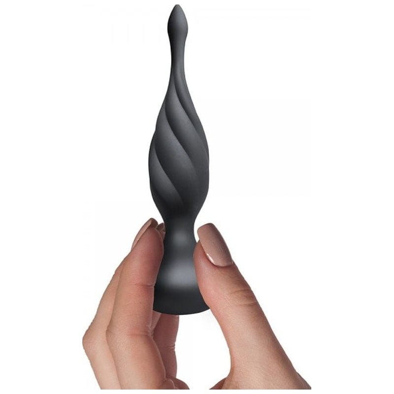 Petite Sensation Discover Butt Plug w Remote Black Butt Plugs